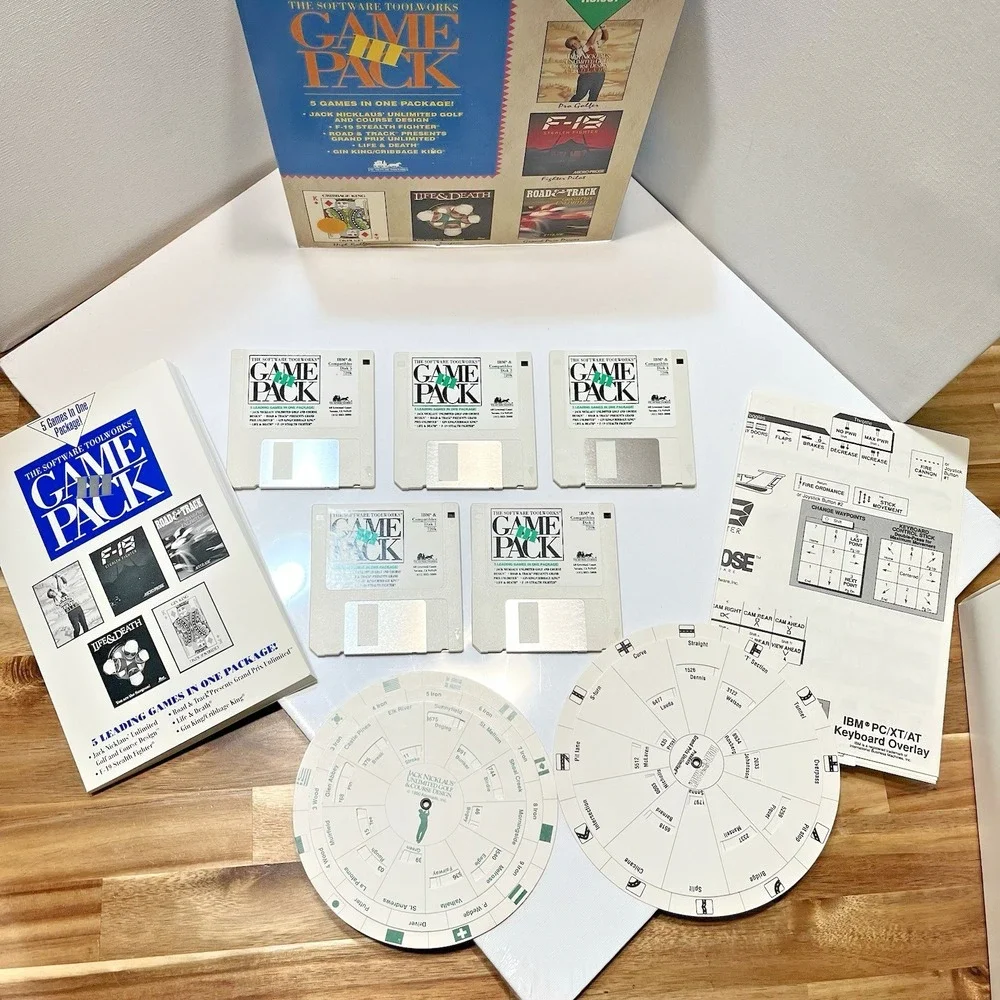 Vintage PC Game Pack III (1992) – 5 Full Games‎ on 3.5